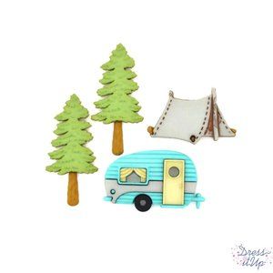 Hittin' the Trail- Dress It Up Buttons - Jesse James